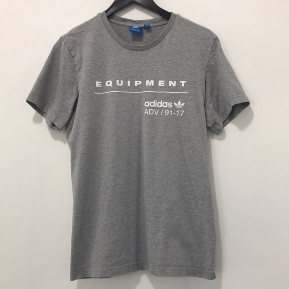 Men’s adidas Classic Grey Heather Tee - Picture 2 of 3